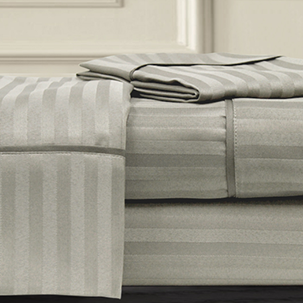 tapue dobby stripe sheet set